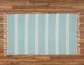 Plush Rug Option 1 Duck Egg and Natural