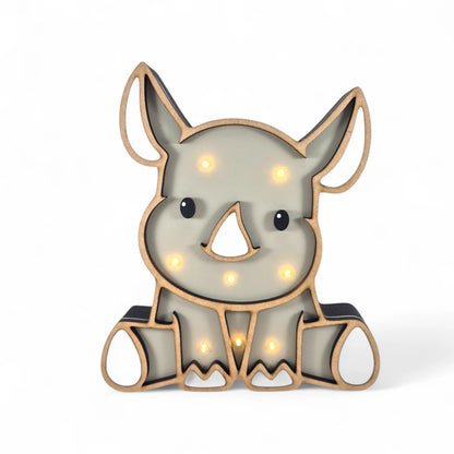 Pebbles the Rhino Nightlight