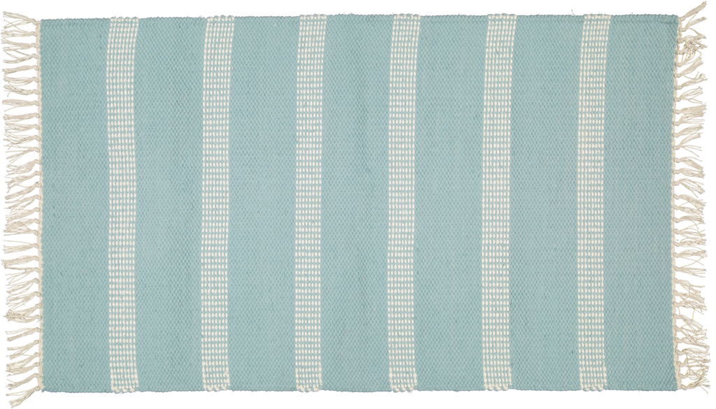 Plush Rug Option 1 Duck Egg and Natural