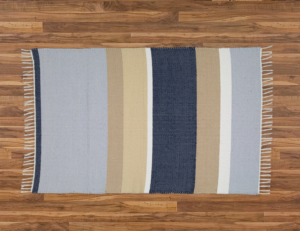 Cotton Dhurrie Tabby in our "Matisse" Pattern