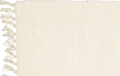Cotton Dhurrie Tabby Bathmat.