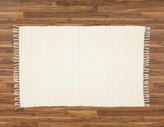 Dhurrie Waffle Weave, Natural