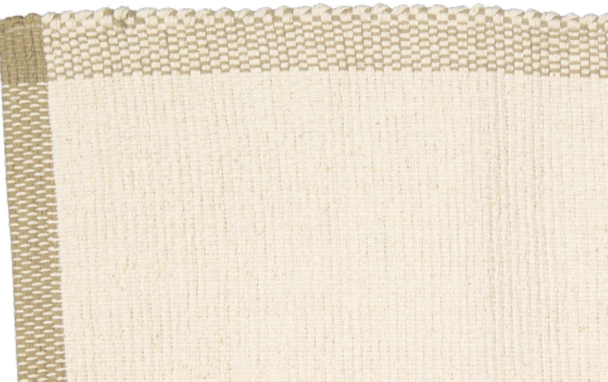 Bathmat Pebble Weave, Natural with a Jute Border