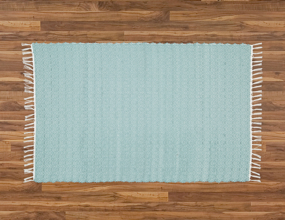 Carpet - Cotton Dhurrie Twill Duck Egg