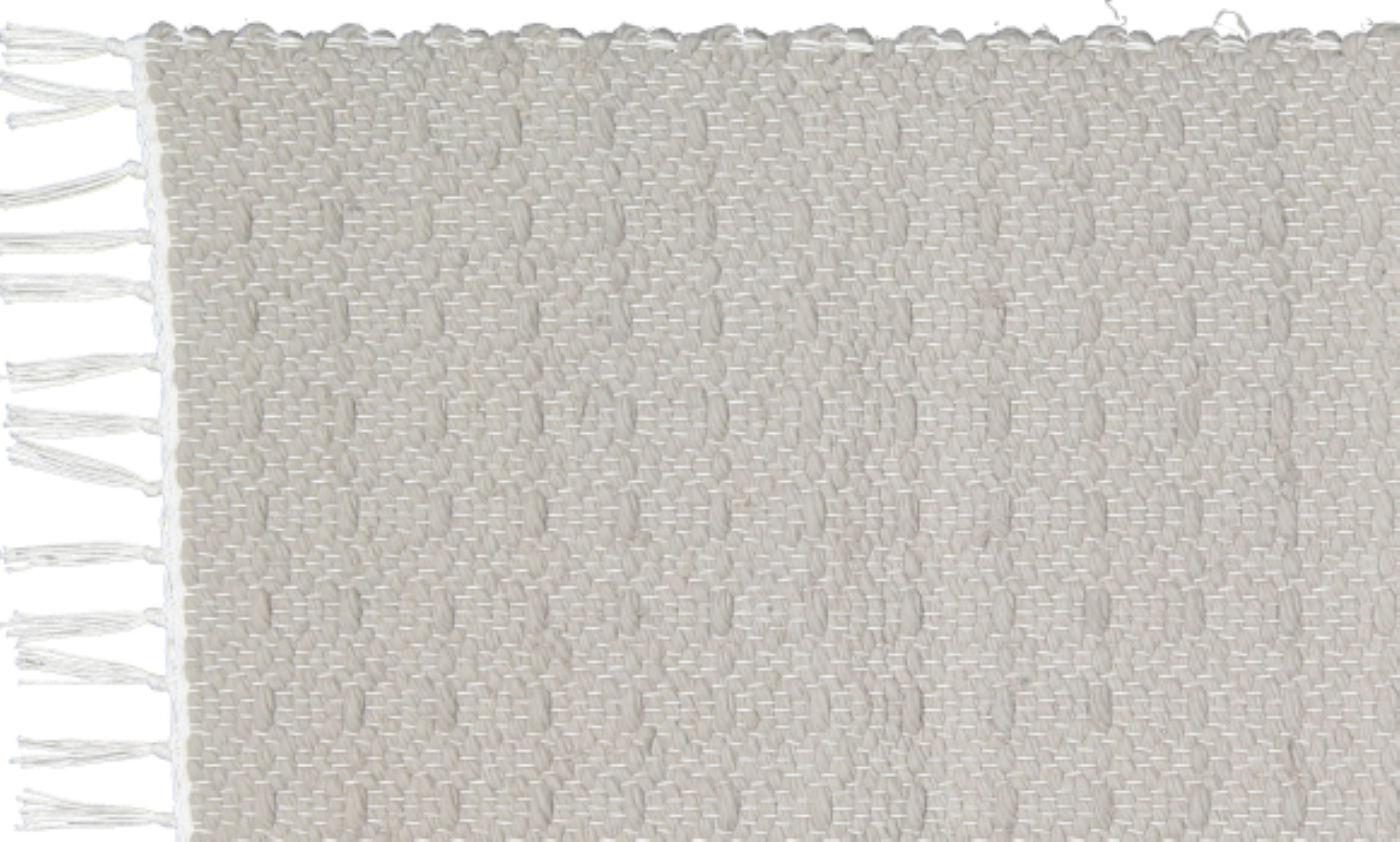 Cotton Dhurrie Twill Light Grey