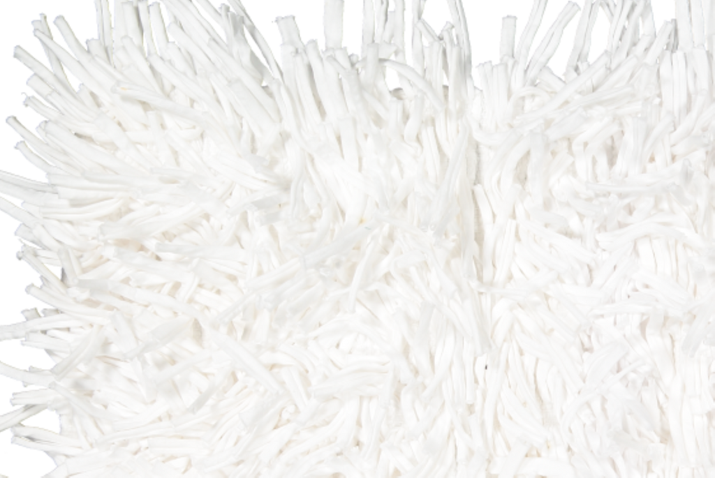 Shaggy White Rug