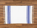 Dhurrie Tabby Rug in our Beach House Pattern