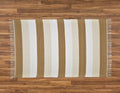 Dhurrie Twill Namib Dark Stone, Natural and White