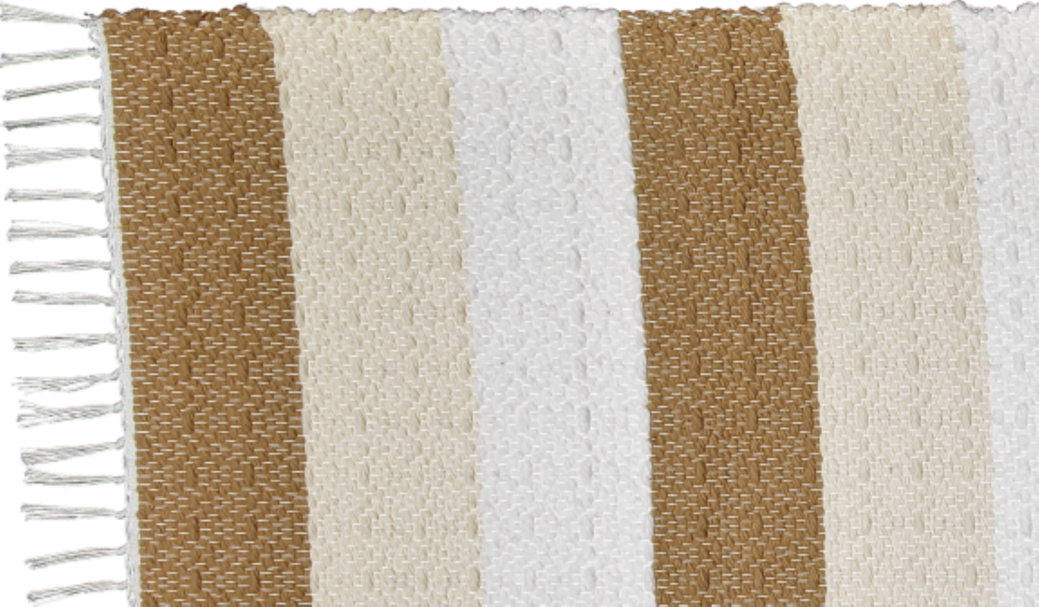 Dhurrie Twill Namib Dark Stone, Natural and White