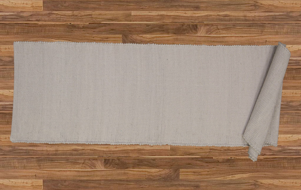 Placemat and Table Runners Dhurrie Tabby Grey
