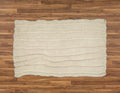 Hand Knitted Cotton Throw - Natural