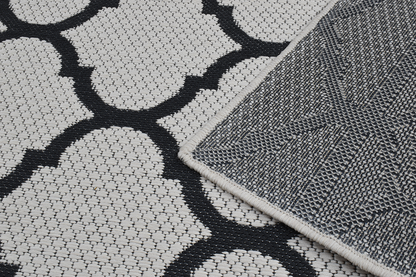 LATTICE WHITE WITH GREY