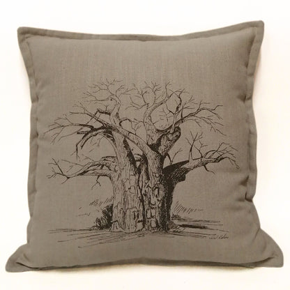 Blouberg Baobab Scatter Cushion Cover – Artistic Landmark Design
