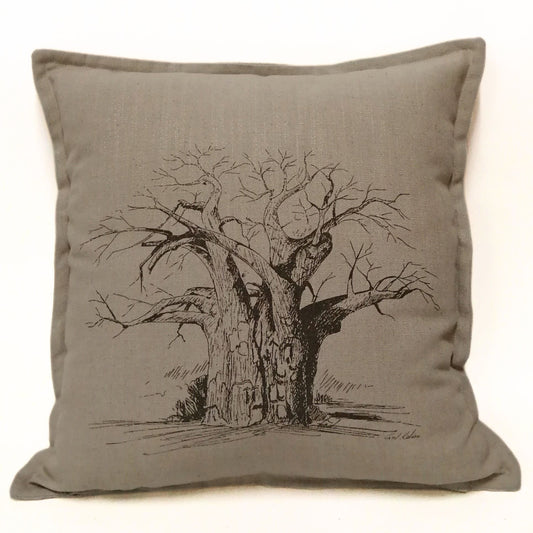 Blouberg Baobab Scatter Cushion Cover – Artistic Landmark Design