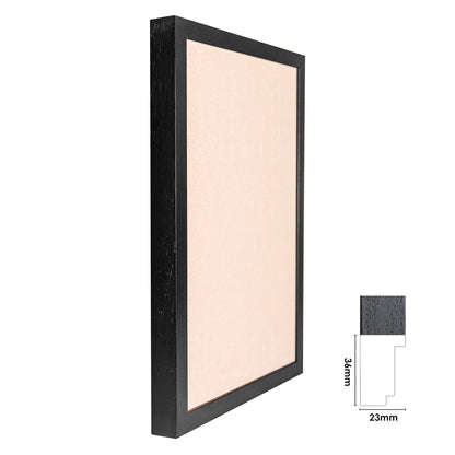 A1 Black Stained Hardwood Gallery Frame