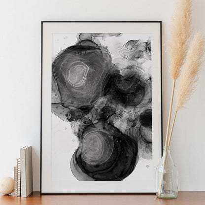 Alcohol Ink Flow Formation Poster | Design N04