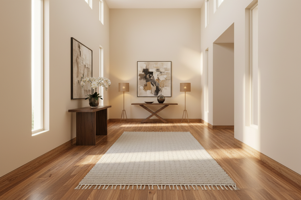 Passage runner in Grey