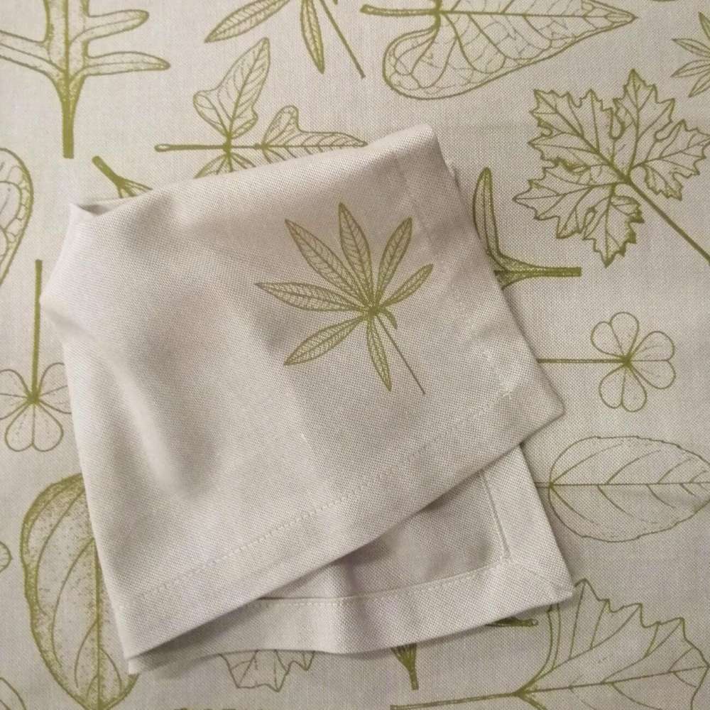 Leaves Napkins – Leafgreen (Pack of 6)