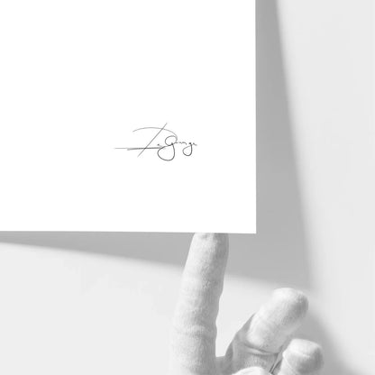 Wings in Monochrome Poster