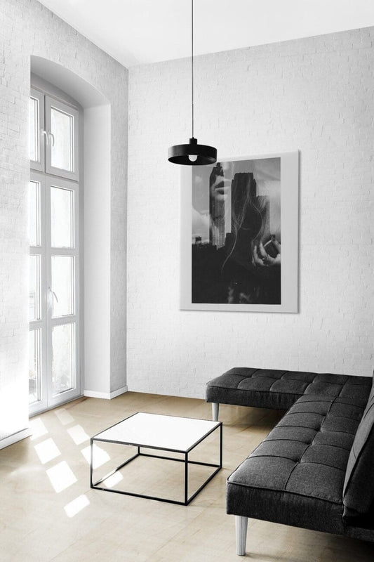 City Reflections Poster Editorial Woman Figure | N01