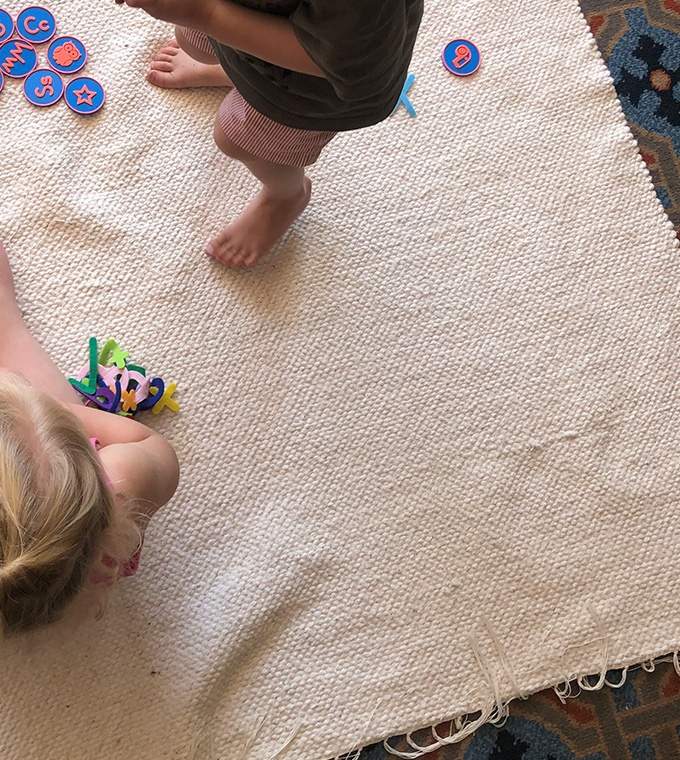 Cotton Dhurrie Tabby Rug (Smooth)