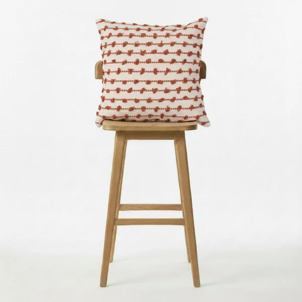 Hand woven scatter cushion cover  60 x 60cm - bobbles in various colours