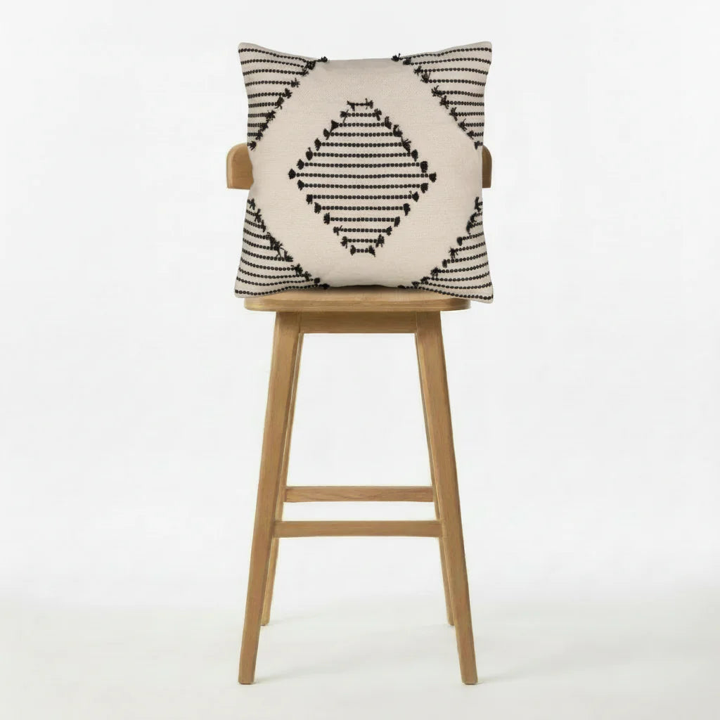Hand woven scatter cushion cover  60 x 60cm - Diamond Pattern