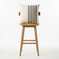 Hand woven scatter cushion cover  60 x 60cm - Vertical Stripes