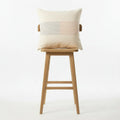 Hand woven scatter cushion cover  60 x 60cm - Mixed colour stripes