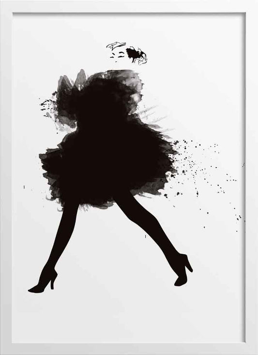 Minimalism Woman Figure Poster