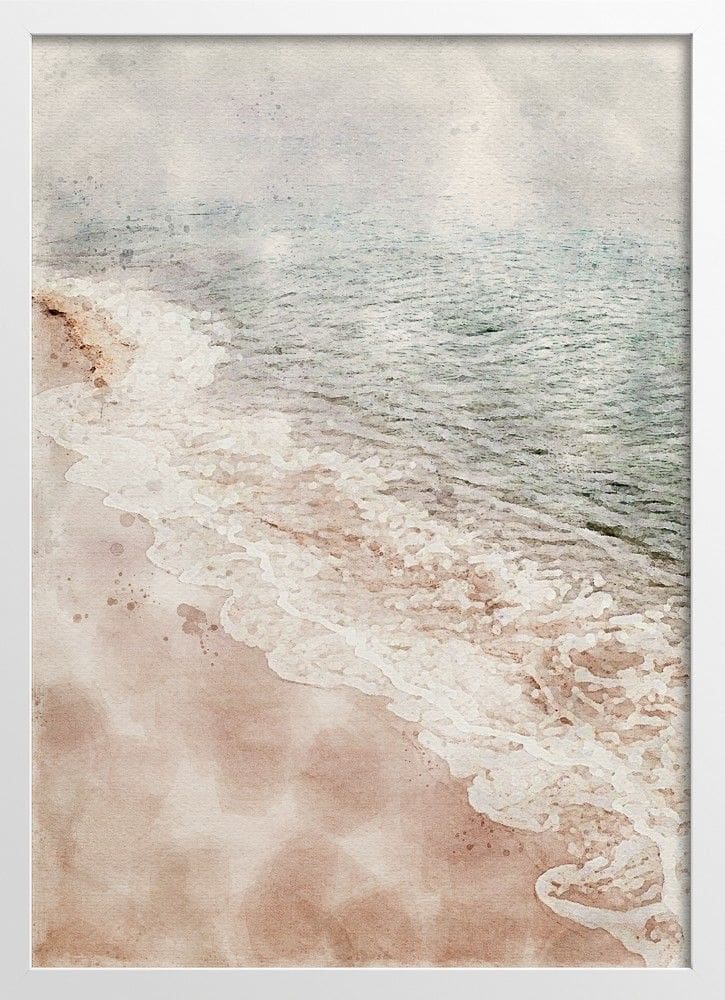 Nude Colored Sandy Beach Poster | No4 