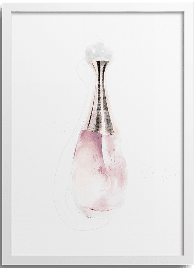 Designer Perfume Bottle Poster