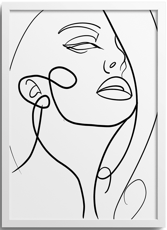 Glamour Beauty Face Poster
