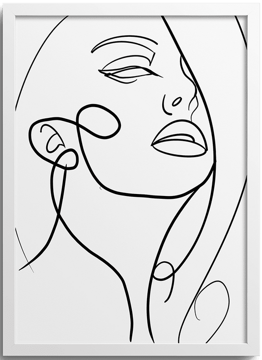 Glamour Beauty Face Poster